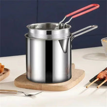 Load image into Gallery viewer, 1200ML Deep Fryer Pot with Strainer
