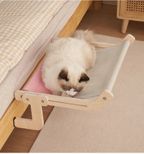 Load image into Gallery viewer, Wooden Cat Hammock Bed