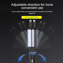 Load image into Gallery viewer, 120W Retractable Car Charger