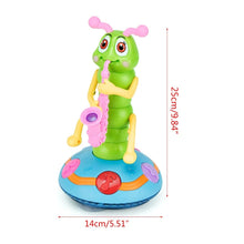 Load image into Gallery viewer, Musical Dancing Saxophone Caterpillar Toy