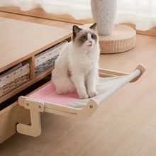 Load image into Gallery viewer, Wooden Cat Hammock Bed