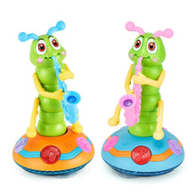 Load image into Gallery viewer, Musical Dancing Saxophone Caterpillar Toy