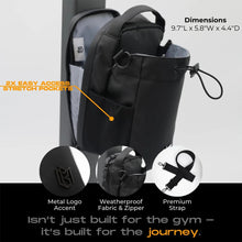 Load image into Gallery viewer, Magnetic Water Bottle Gym Bag