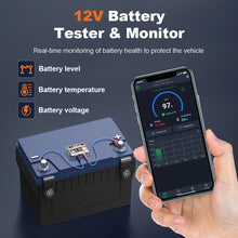 Load image into Gallery viewer, Car Battery Tester with Bluetooth Monitoring
