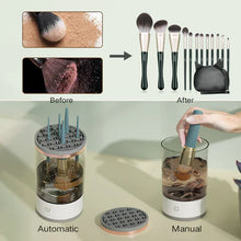 Load image into Gallery viewer, 3-in-1 Cosmetic Brush Cleaner Machine - Electric Makeup Brush Cleaner Device