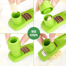 Load image into Gallery viewer, Manual Mini Garlic Press and Crusher
