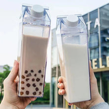 Load image into Gallery viewer, Transparent Milk Carton Water Bottle