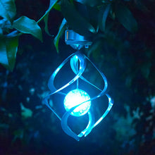 Load image into Gallery viewer, Solar Wind Chime Spinner LED Lamp