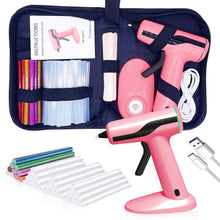 Load image into Gallery viewer, Cordless Hot Glue Gun Kit (Pink)