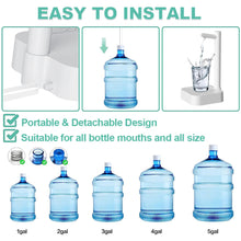 Load image into Gallery viewer, Portable Desktop Electric Water Dispenser with USB Charging