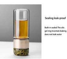 Load image into Gallery viewer, 430ml Borosilicate Glass Double Layer Tea Infuser