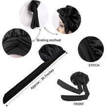 Load image into Gallery viewer, All-Night Silk Bonnet - Stays On All Night Guaranteed