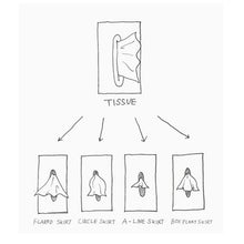 Load image into Gallery viewer, Flying Skirt Tissue Box