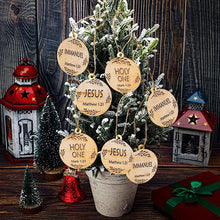 Load image into Gallery viewer, Names Of Jesus Jesus Advent Ornaments Christmas Hanging Decoration