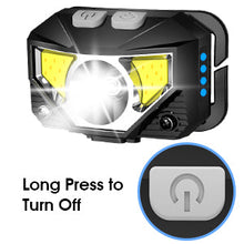 Load image into Gallery viewer, 2-Pack Ultra-Bright Led Rechargeable Headlamp Flashlight Waterproof And Motion Sensor