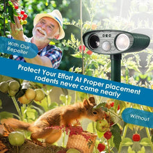 Load image into Gallery viewer, Ultrasonic Deer Repeller - Pack Of 4 Solar Powered - Get Rid of Deer in 48 Hours
