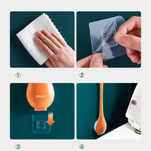 Load image into Gallery viewer, Flexible silicone toilet brush