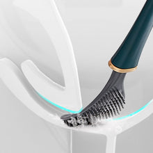 Load image into Gallery viewer, Flexible silicone toilet brush
