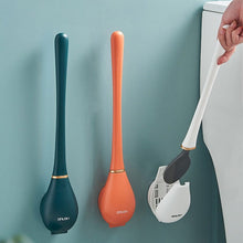 Load image into Gallery viewer, Flexible silicone toilet brush