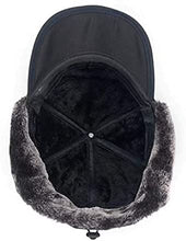 Load image into Gallery viewer, Premium Mens Winter Cold Weather Snow Hat With Ear Flaps And Brim