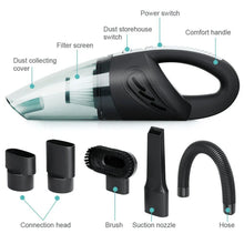 Load image into Gallery viewer, Handheld Cordless Vacuum Cleaner USB (120W 4000PA) for Car, Home, Pet hair and more (Wet/Dry)