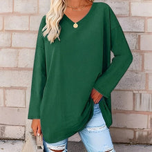 Load image into Gallery viewer, Your Trendy Long-Sleeved Shirt With V-Neck For Comfort