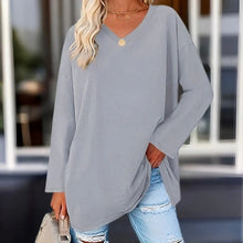 Load image into Gallery viewer, Your Trendy Long-Sleeved Shirt With V-Neck For Comfort