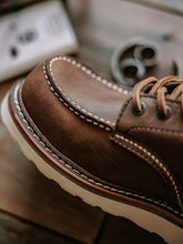 Load image into Gallery viewer, Men's Full Grain Leather Moccasin Toe Work Boots