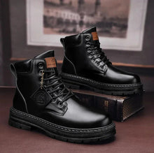 Load image into Gallery viewer, Waterproof Men's Lace-Up Boots With Comfort Sole