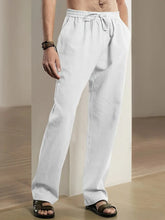 Load image into Gallery viewer, Baggy Linen Pants For Men