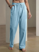 Load image into Gallery viewer, Baggy Linen Pants For Men