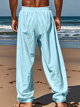 Load image into Gallery viewer, Baggy Linen Pants For Men