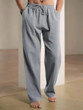 Load image into Gallery viewer, Baggy Linen Pants For Men