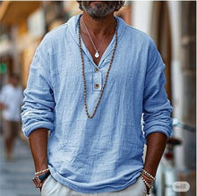 Load image into Gallery viewer, Men's Linen Shirt Popover