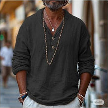 Load image into Gallery viewer, Men's Linen Shirt Popover