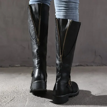 Load image into Gallery viewer, Elegant leather boots – trendy women's boots for every occasion