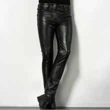 Load image into Gallery viewer, Men's Leather Jeans