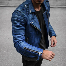 Load image into Gallery viewer, High quality, durable and stylish men's leather jacket