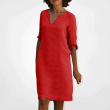 Load image into Gallery viewer, Summer Dress With V-Neck
