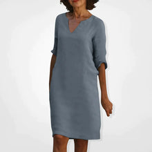 Load image into Gallery viewer, Summer Dress With V-Neck