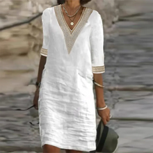 Load image into Gallery viewer, Stylish Linen Summer Dress For Women