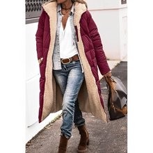 Load image into Gallery viewer, Long comfortable coat for women