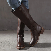 Load image into Gallery viewer, Elegant leather boots – trendy women's boots for every occasion