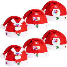 Load image into Gallery viewer, Merry Christmas LED Light Hat Santa Claus