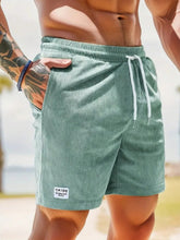 Load image into Gallery viewer, Men's Corduroy Leisure Shorts