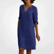 Load image into Gallery viewer, Summer Dress With V-Neck