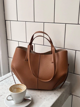 Load image into Gallery viewer, Vintage women's tote bag | Spacious shoulder bag