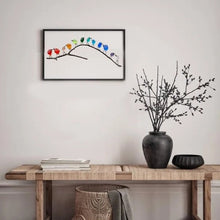 Load image into Gallery viewer, Sea Glass Birds Decor Coastal Love Notes