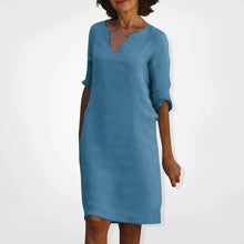 Load image into Gallery viewer, Summer Dress With V-Neck