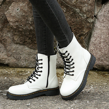 Load image into Gallery viewer, Comfortable boots with laces and a zipper